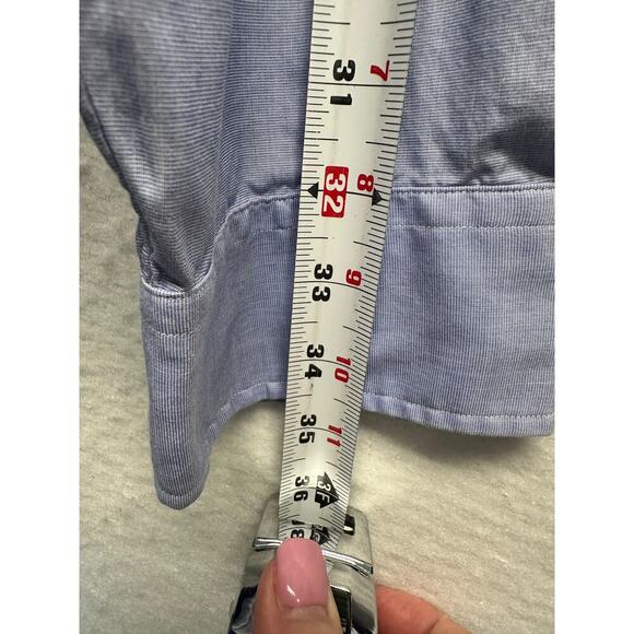 Mens Polo Ralph Lauren Blue Long‎ Sleeve Button Down Oxford Shirt Size 18-34/35 - Picture 7 of 11